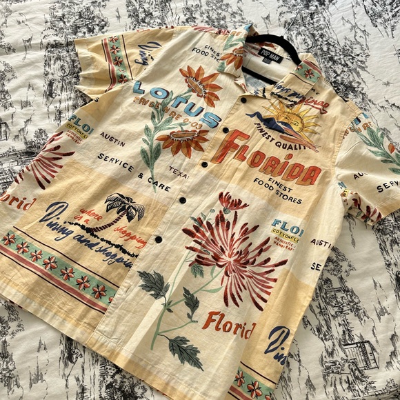 Summer shirt / beach shirt size large - Picture 10 of 10